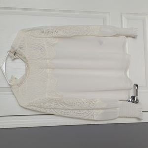 Whbm long sleeve top